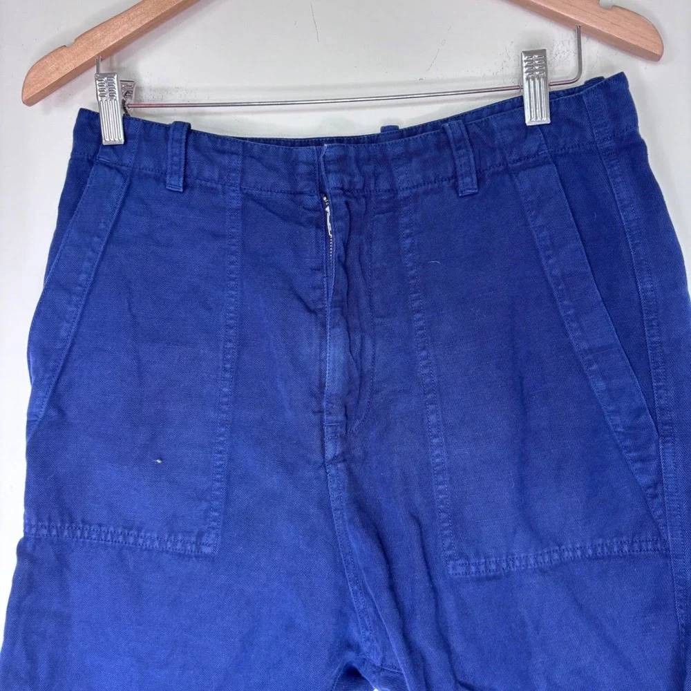 Nili Lotan Navy‎ Blue 111/88 80NL Cutoff Shorts Size 4